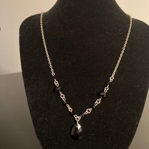 Gold and black beaded necklace work or an elegant night out!